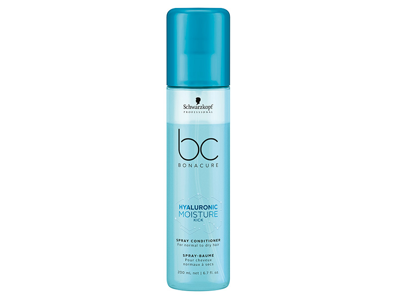 Schwarzkopf BC Bonacure Clean Performance Hyaluronic Moisture Kick Spray Conditioner 200ml – – Hair & Beauty